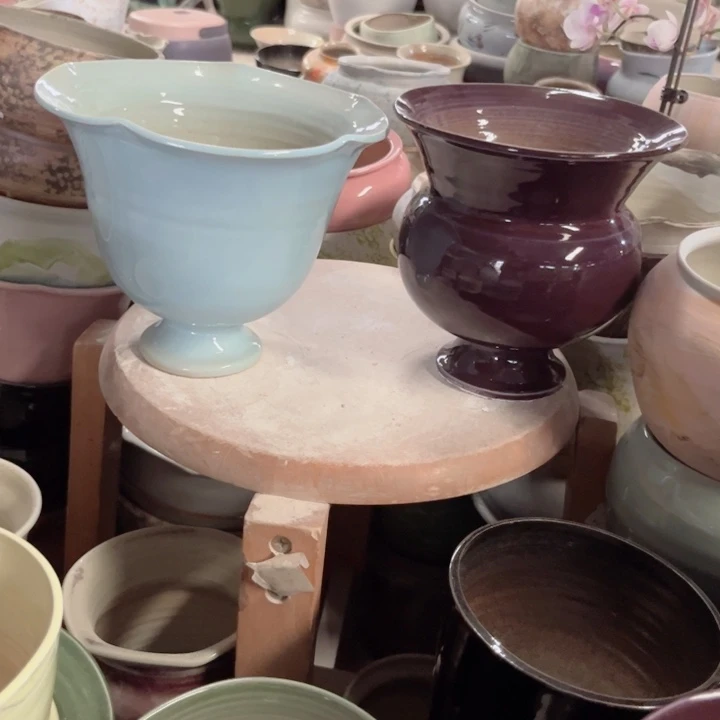 青***木瓷片口15高15 景德镇陶瓷