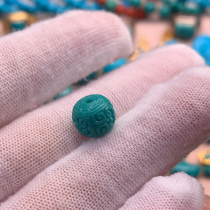 绿松石未镶嵌湖北天然原矿绿松石9.5