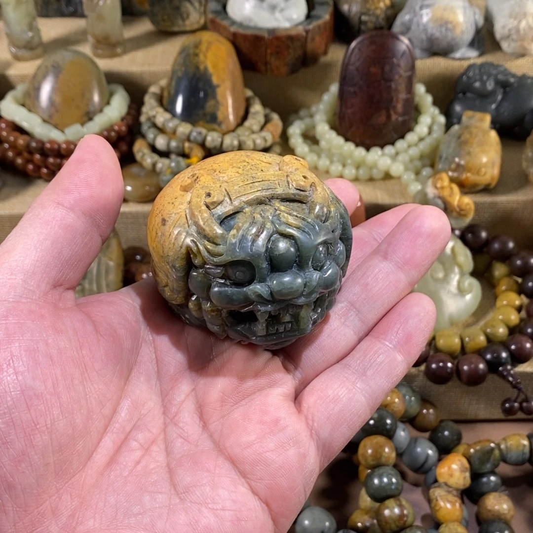 岫岩河磨玉（透闪石质玉）未镶嵌挂件