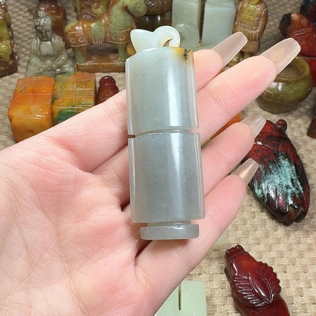 白玉菩提吊坠挂件