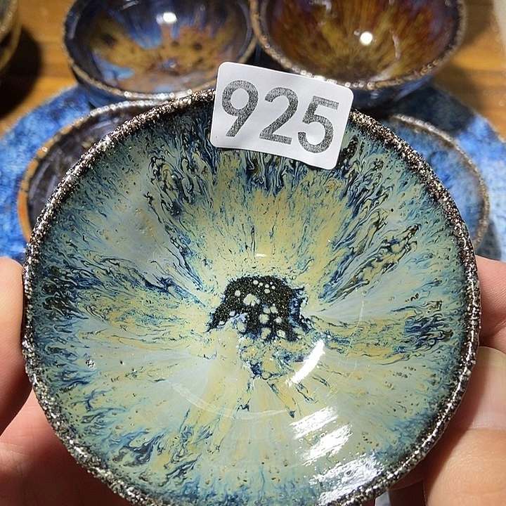 茶盏龙窑柴烧柴烧落灰