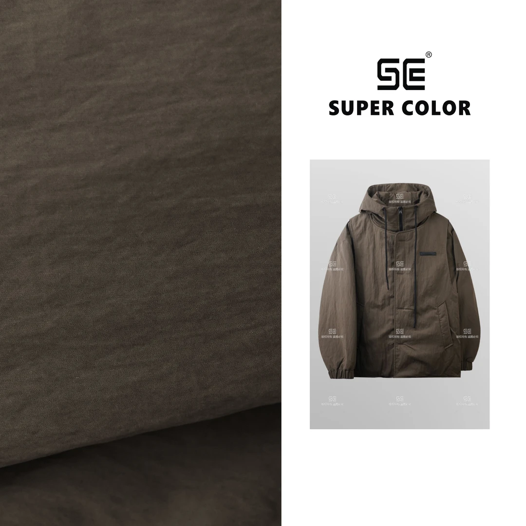 supercolor【极简假两件羽绒服】24ss//潮流男女同款连帽羽绒服2