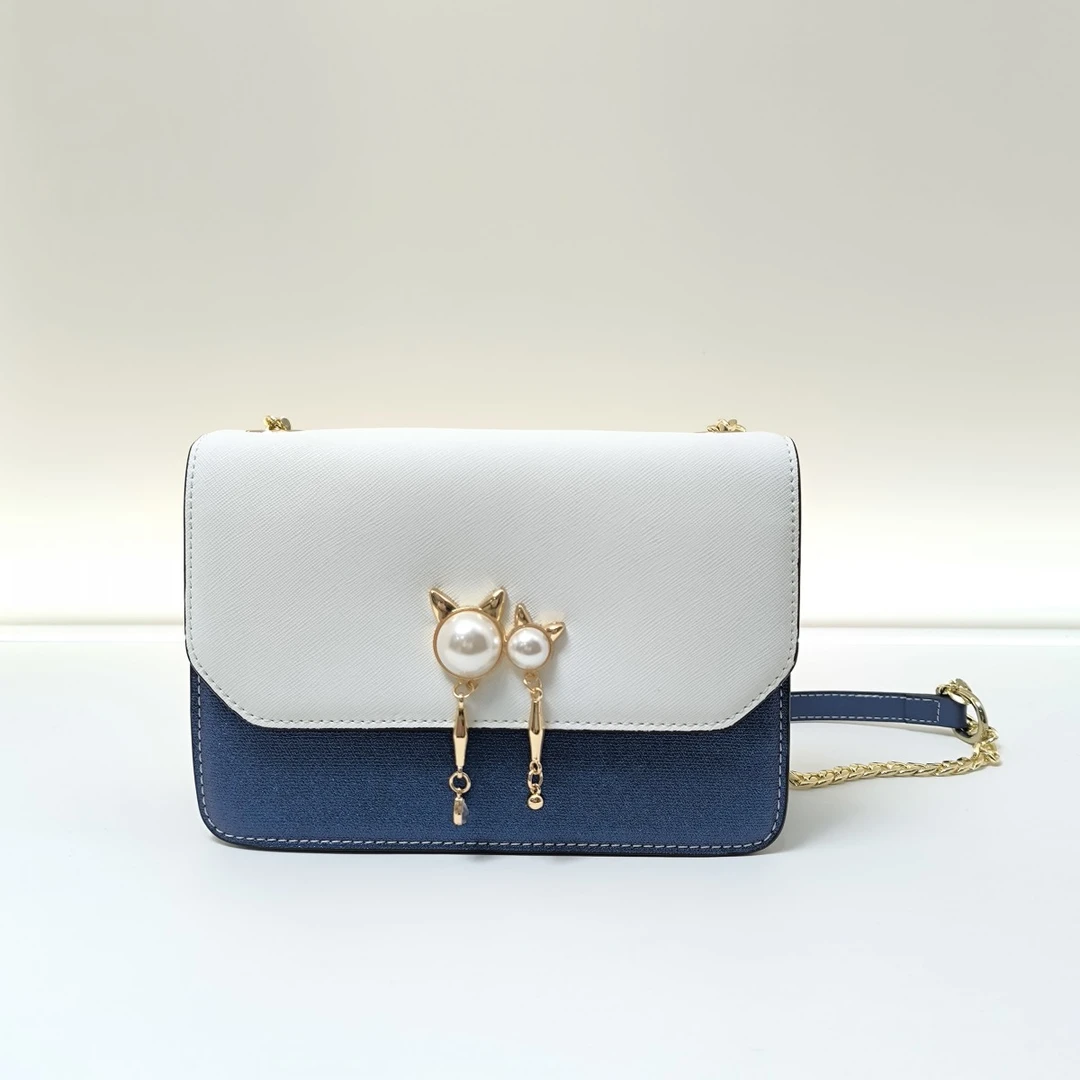 麦迪尚品【接WM】K724新款小众撞色单肩小方包斜挎背提包专柜正品