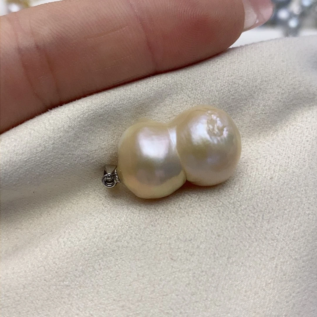 【闪购商品】淡水珍珠颈饰银S925镶嵌