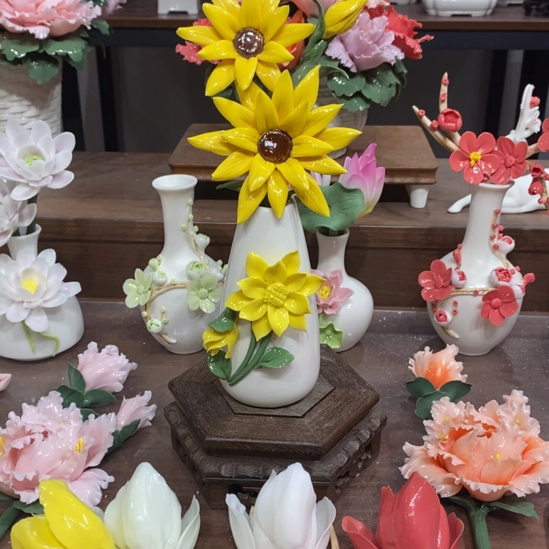 瓷片陶瓷工艺品摆件