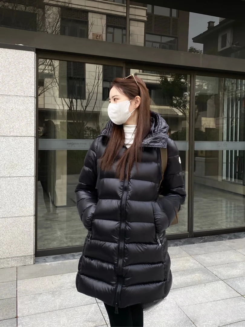 99新/Moncler/盟可睐/0码/Suyen中长款连帽羽绒服/010825