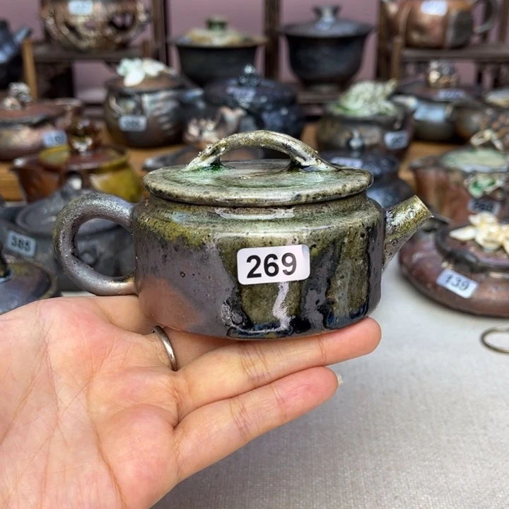 壶裸柴烧陶瓷茶具