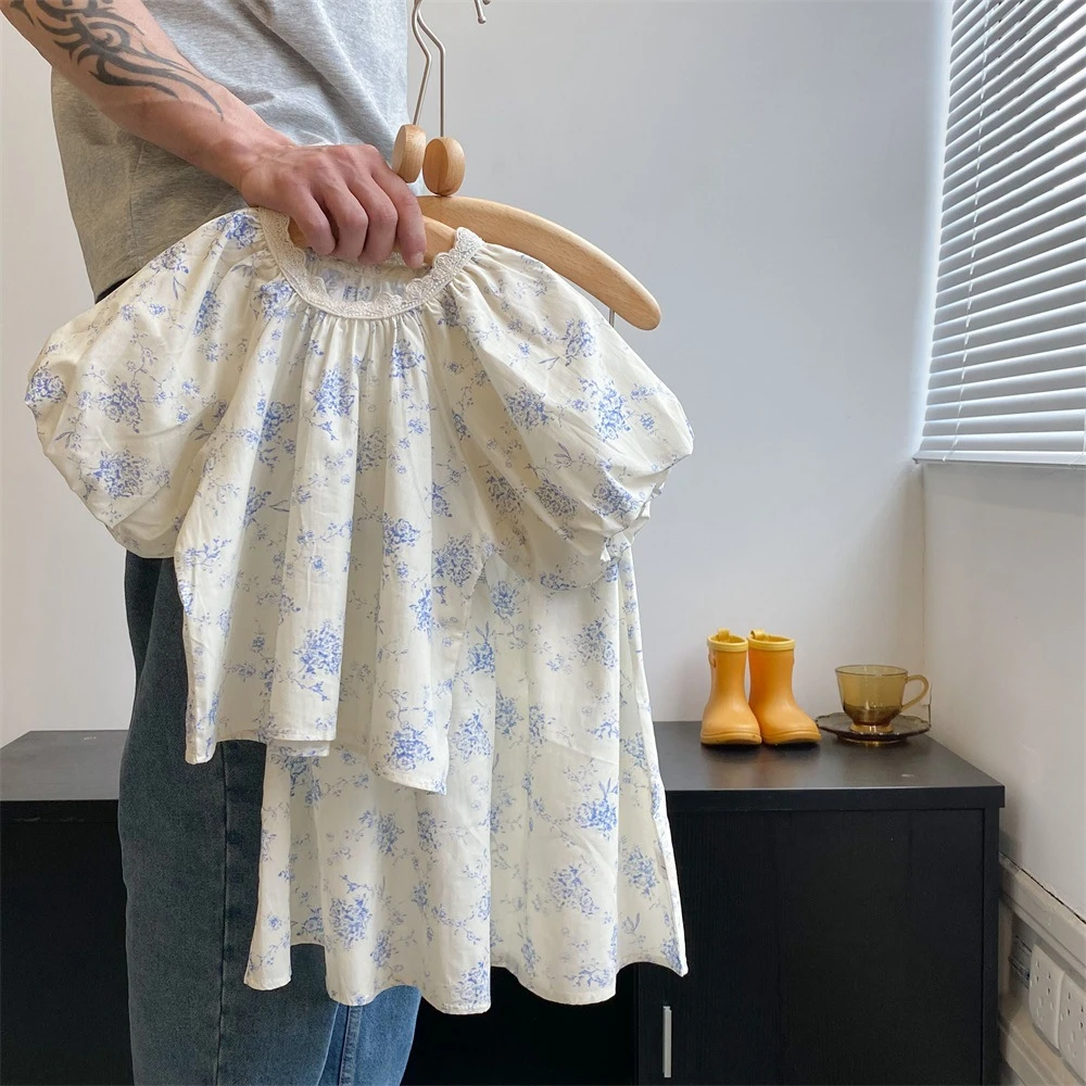 97077女童碎花套装