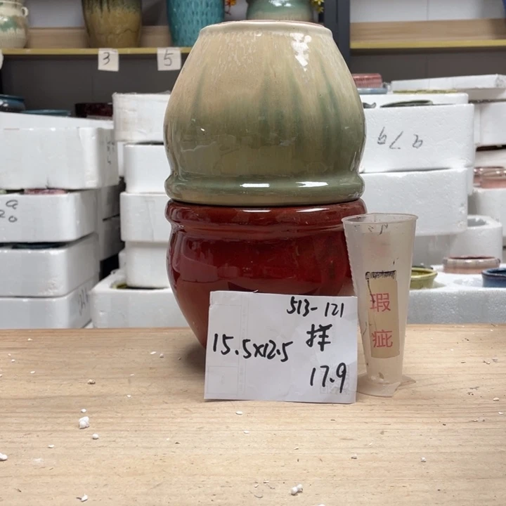 紫砂花盆多肉陶土花盆微瑕121