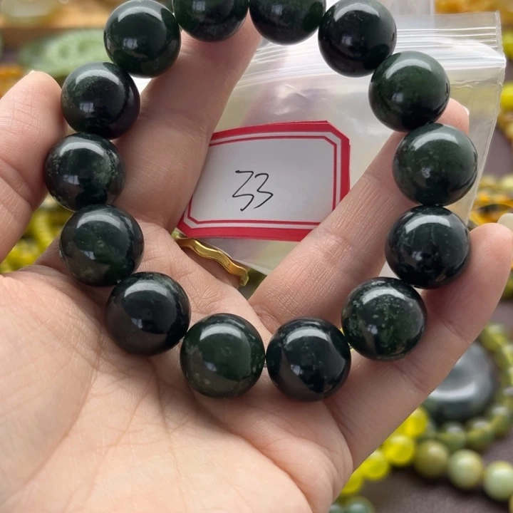 蛇纹石玉未镶嵌手链