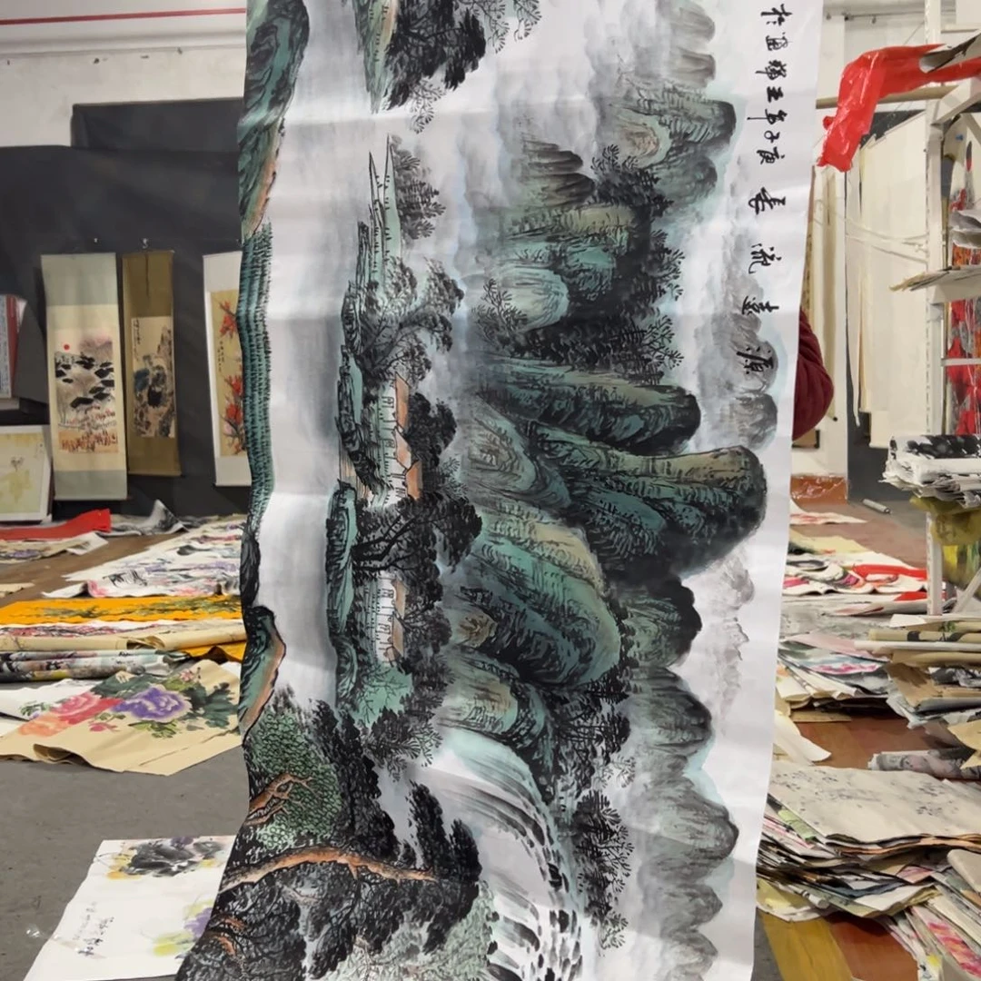 国画国画作品画心一张