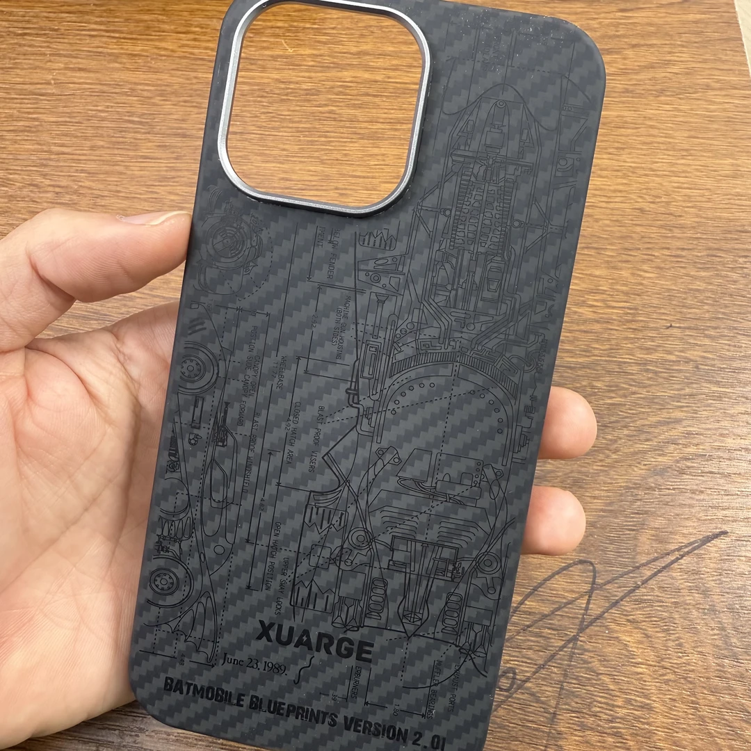 准新品 14promax蝙蝠侠X家【全新】芳纶纤维凯夫拉手机壳
