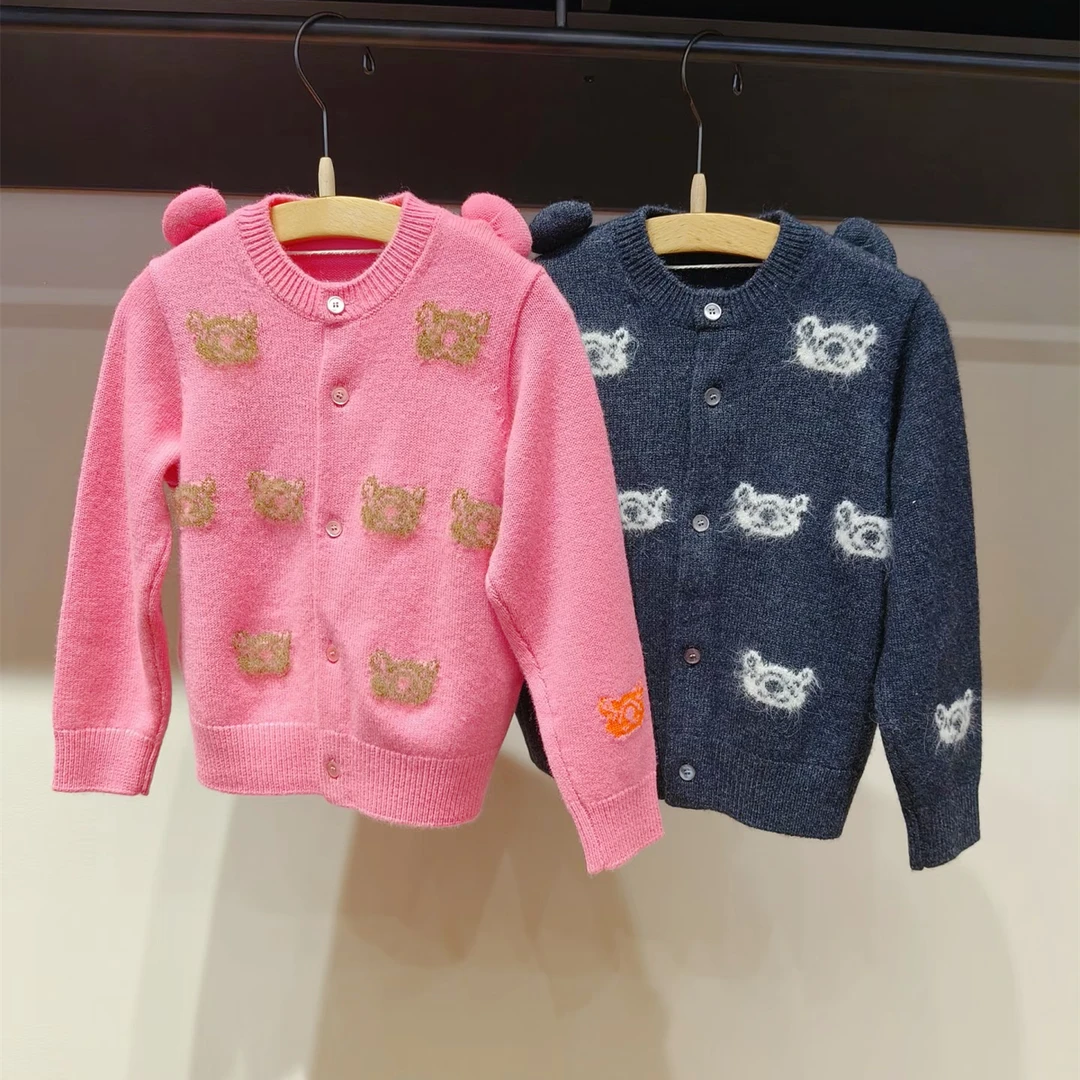 现货童装2025秋冬季新款毛衫男童女童开衫毛衣针织衫外套上衣儿童