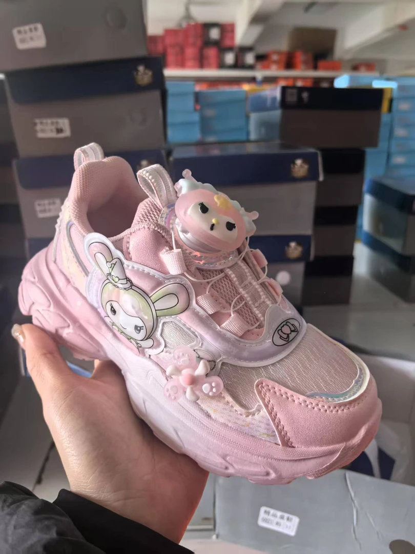 女童2025春秋新款软底卡通运动鞋网面透气女童老爹鞋鞋潮6021