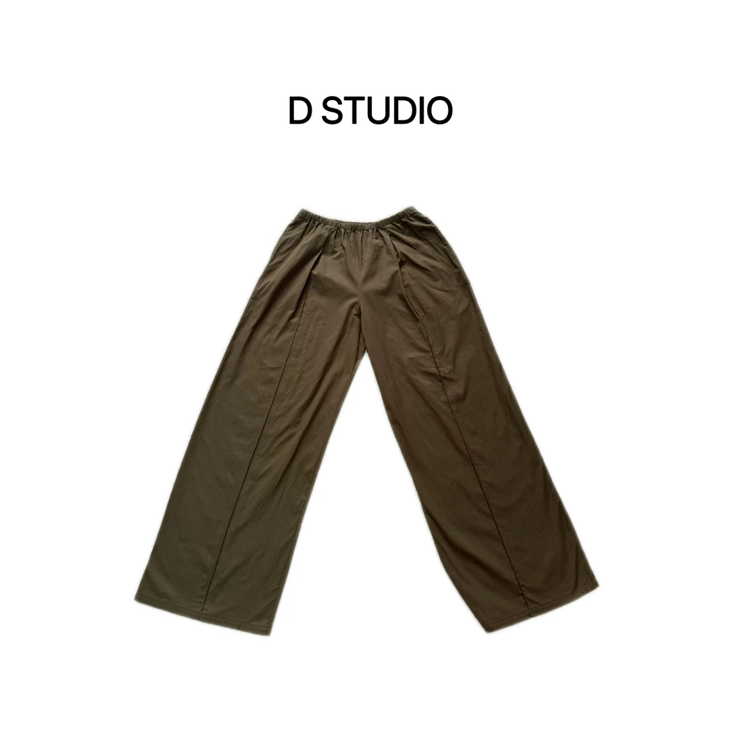 D STUDIO 香樟木阔腿休闲裤 D2640