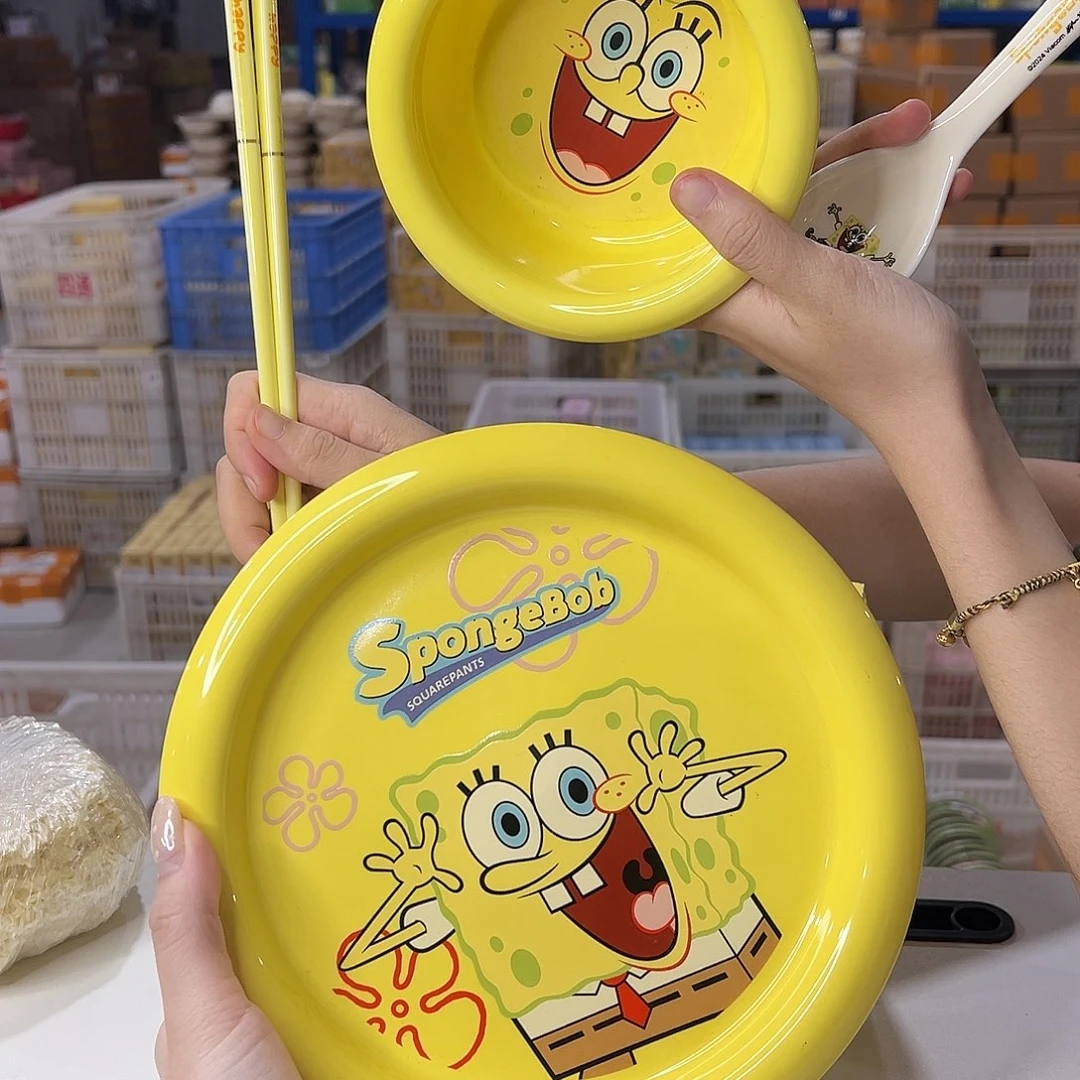 瓷海绵宝宝四件套陶瓷陶瓷陶瓷陶瓷