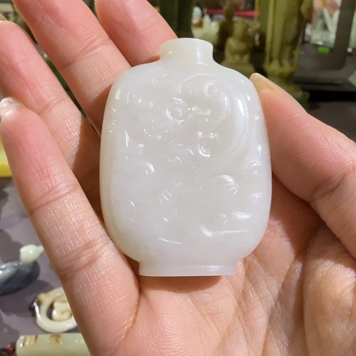 江***月和田玉（糖玉）未镶嵌颈饰