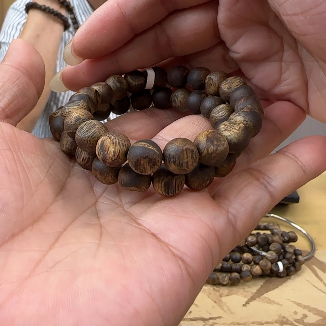 手串沉香多样性发1条紫棋瘤疤高货6克