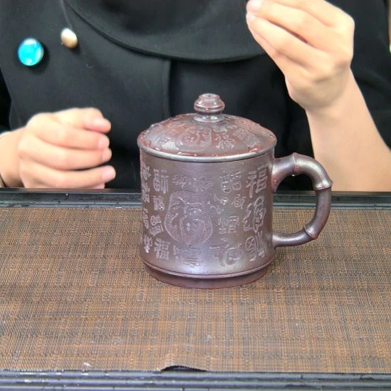 茶杯紫砂高货放漏