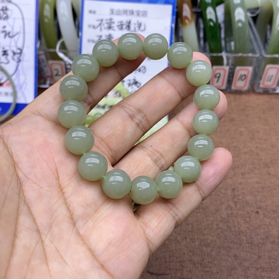 手串未镶嵌和田玉花*辞卡12