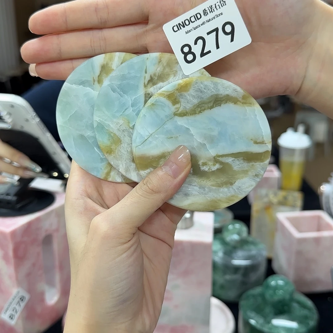 石材8279 马尔代夫蓝杯垫 福利