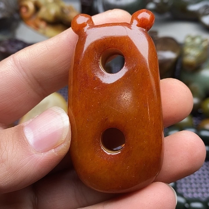 未镶嵌蛇纹石玉颈饰