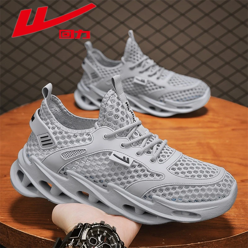 回力男鞋夏季新款男士男款镂空网面运动鞋透气耐磨时尚休闲百搭鞋