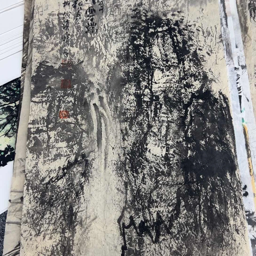 国画绘画作品多次参加