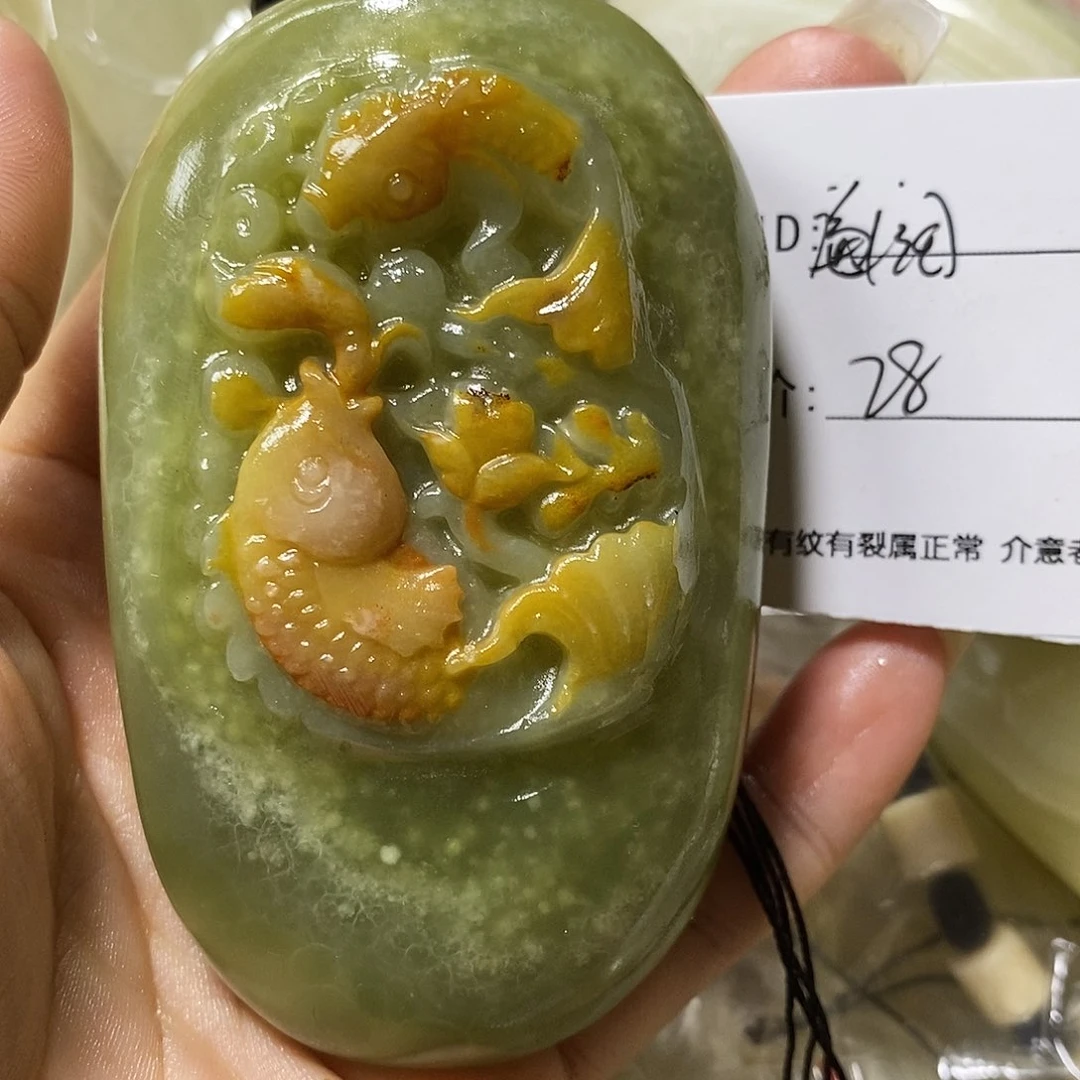 石材海****飞古青石手把件