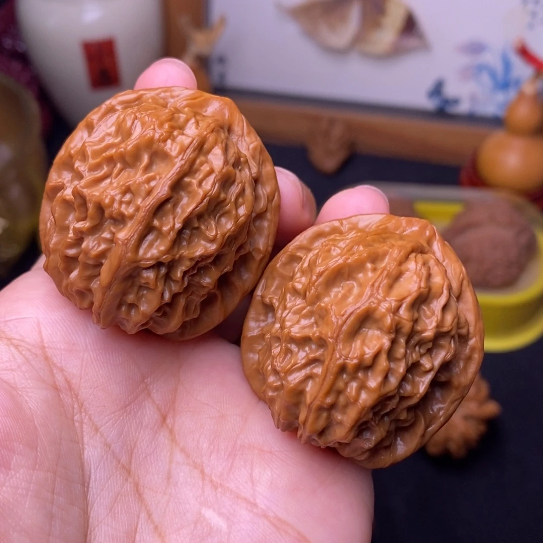 把件文玩核桃39金麒麟