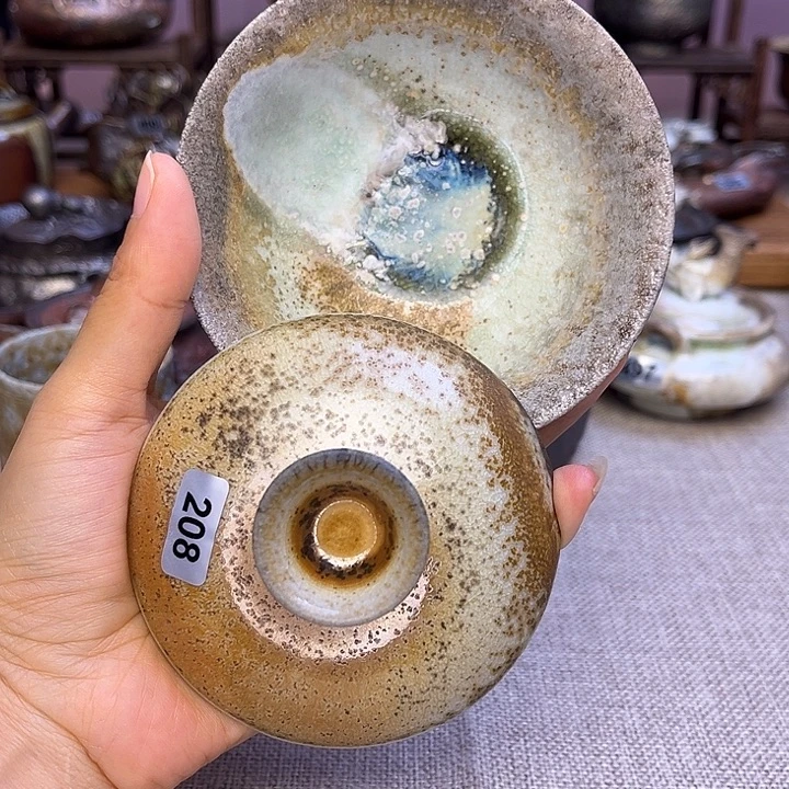 裸柴烧手工陶瓷茶器