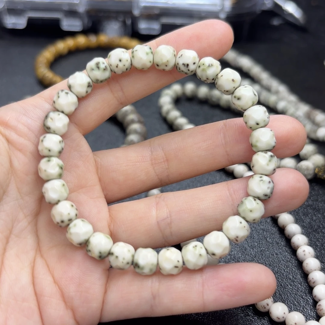 星月菩提吊坠7×8改无相单圈大留白