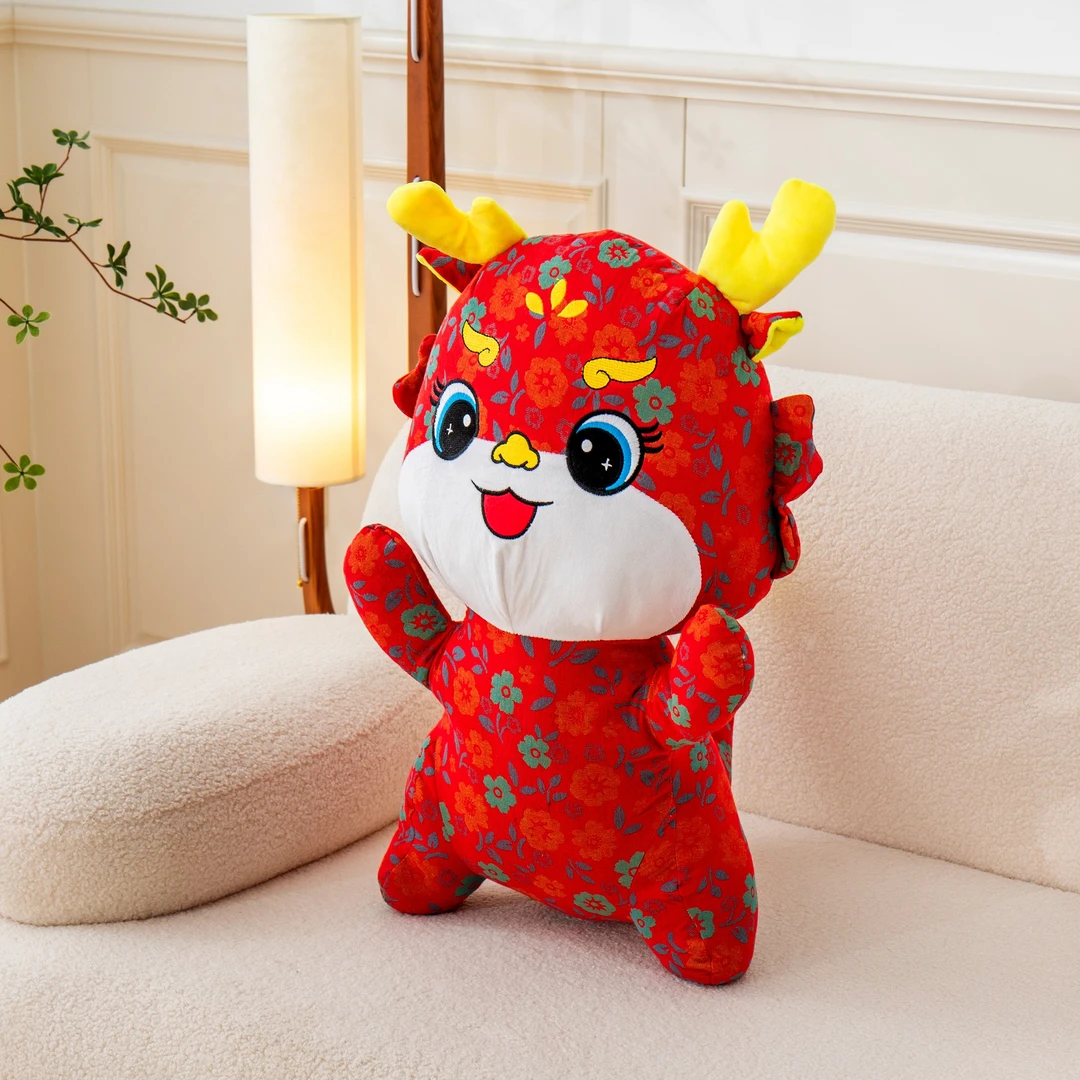 【福龙】轻奢加厚双层纱柔软抱枕简约花色时尚舒适60cm