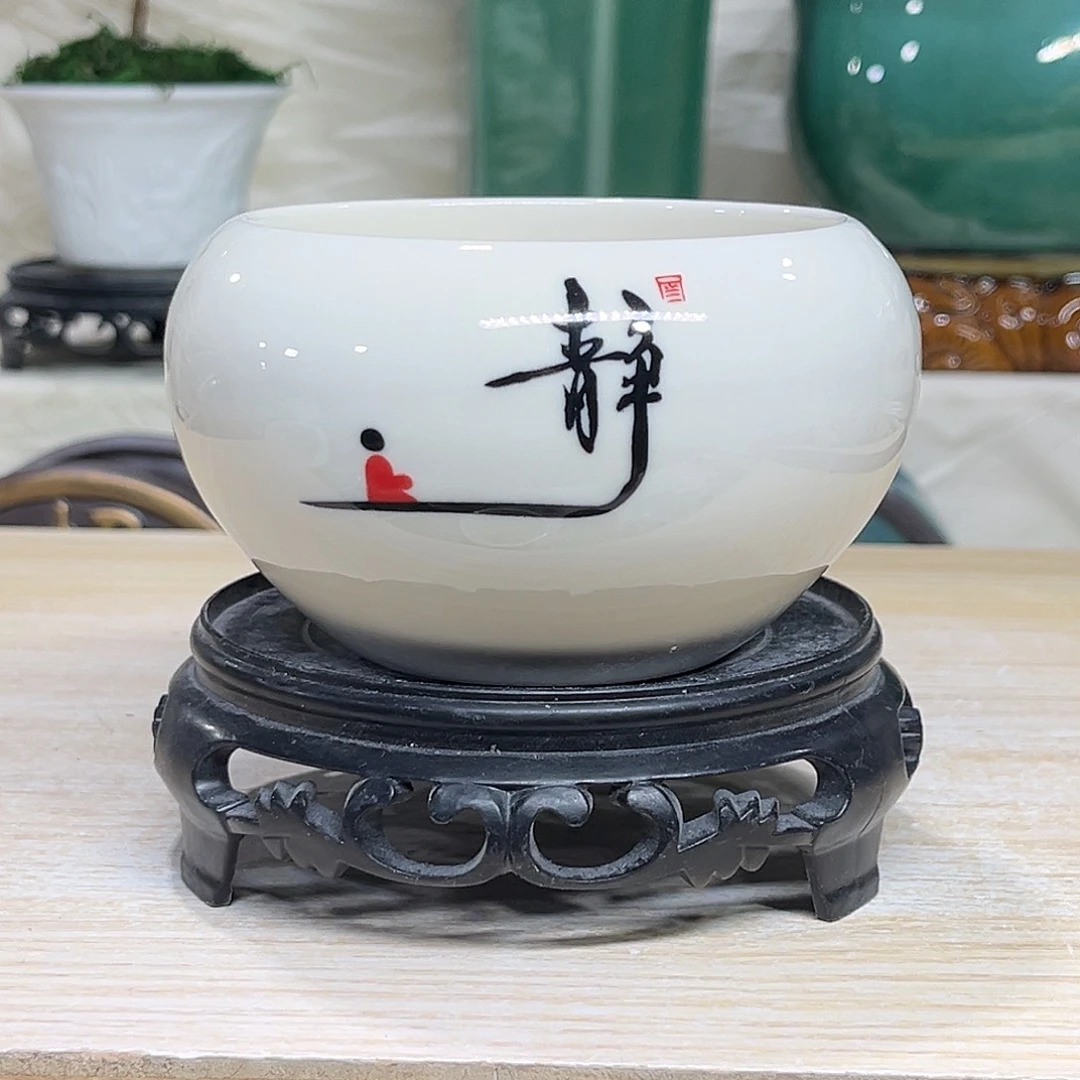 陶瓷绿植多肉微瑕花盆口径8.5*7