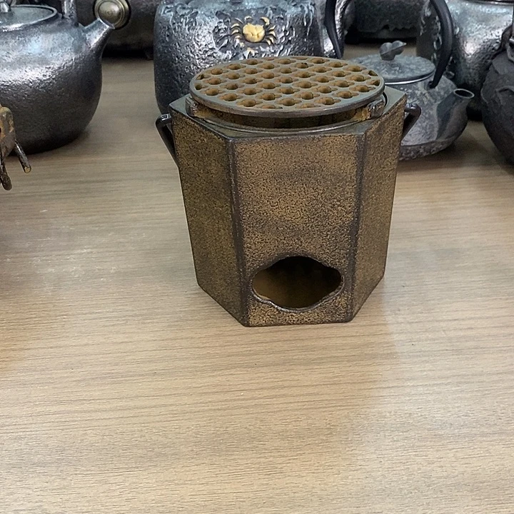 直筒碳炉纯手工打造铸铁