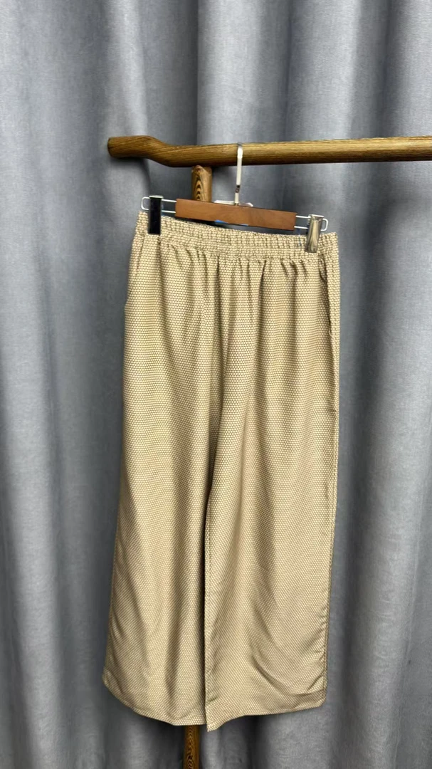 2025秋季新款时尚百搭桑蚕丝裤子女R776