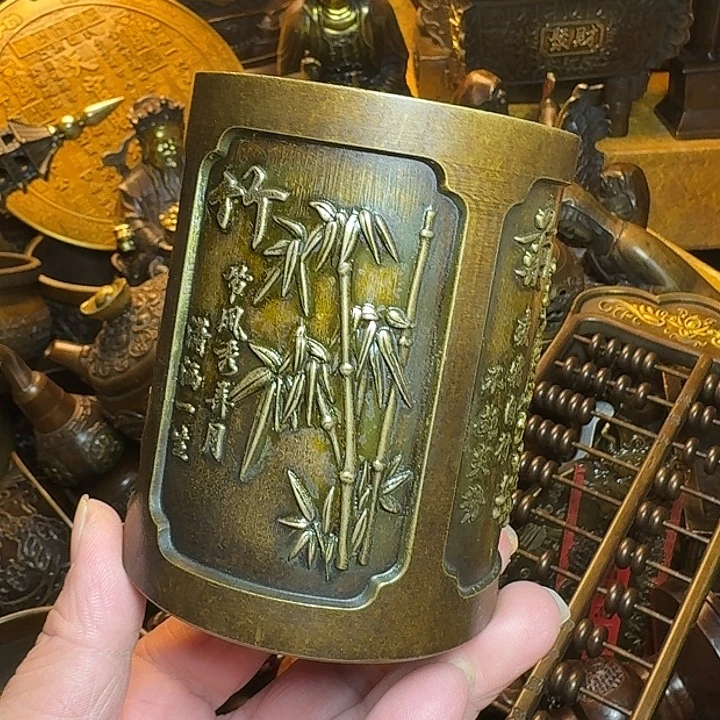 铜器摆件收收藏藏