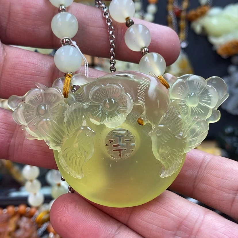 【闪购商品】蛇纹石玉吊坠未镶嵌