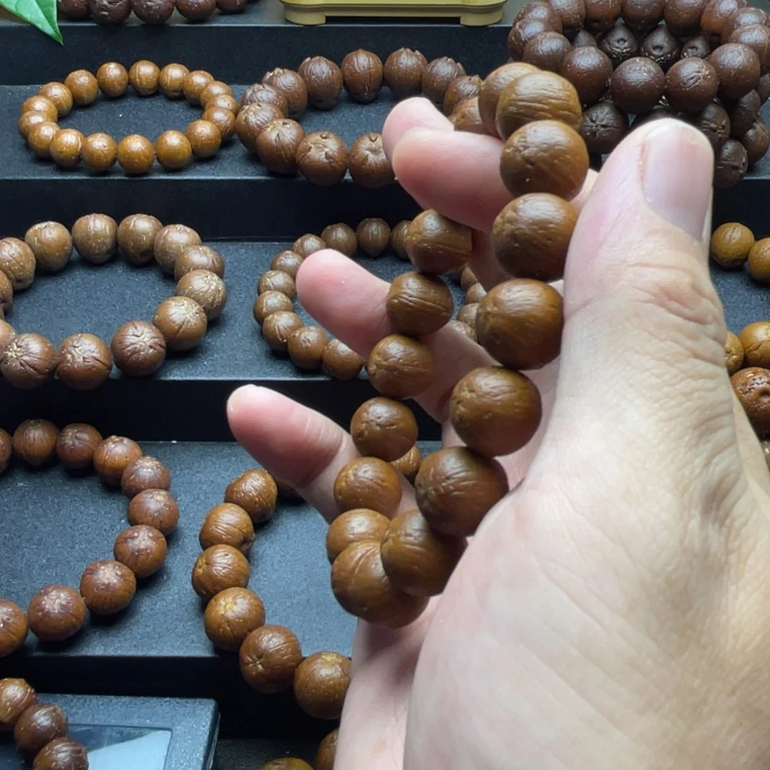 ****二紫金鼠手串13尺寸纯圆