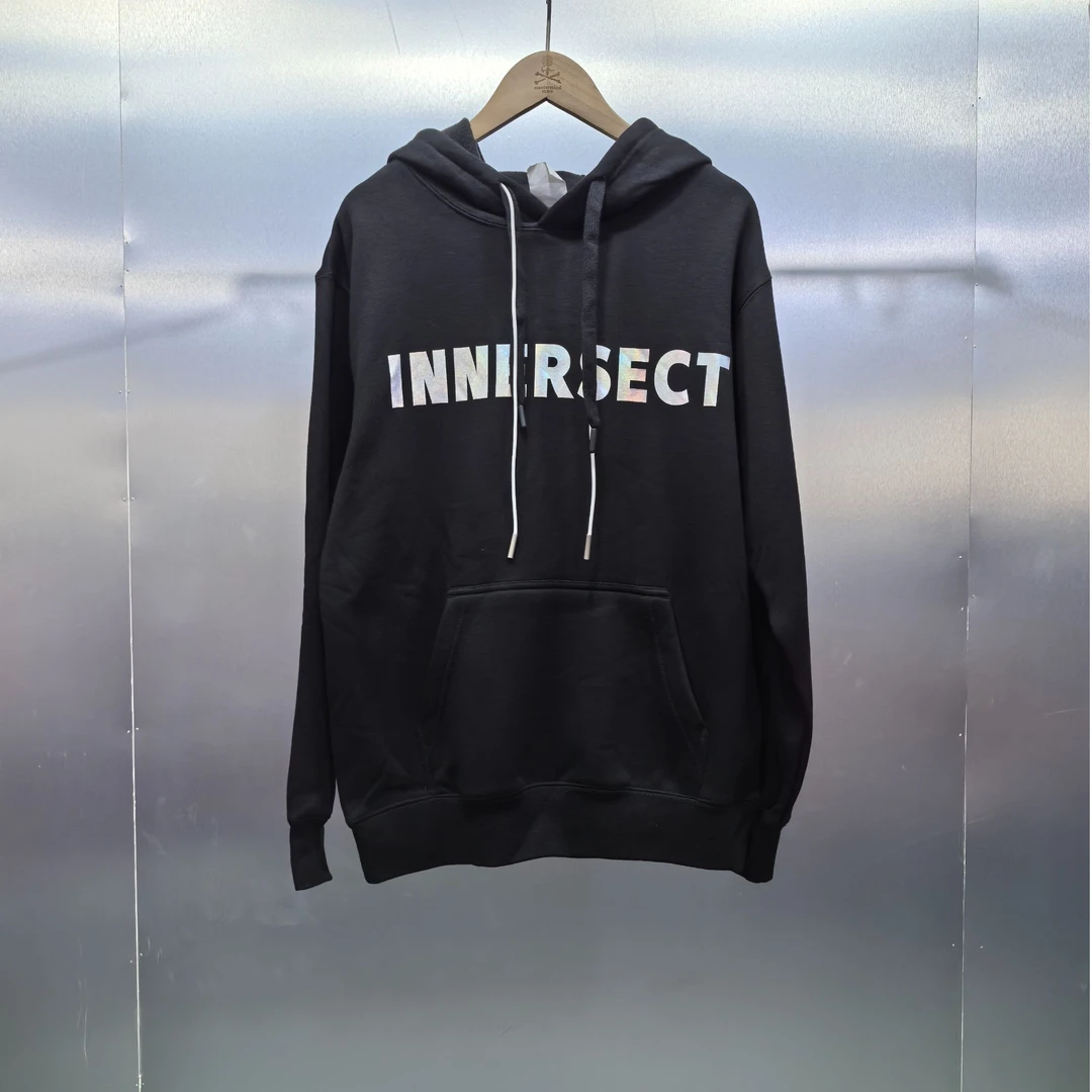 B01-42414-INN春秋季正面经典字母印花时尚连帽卫衣