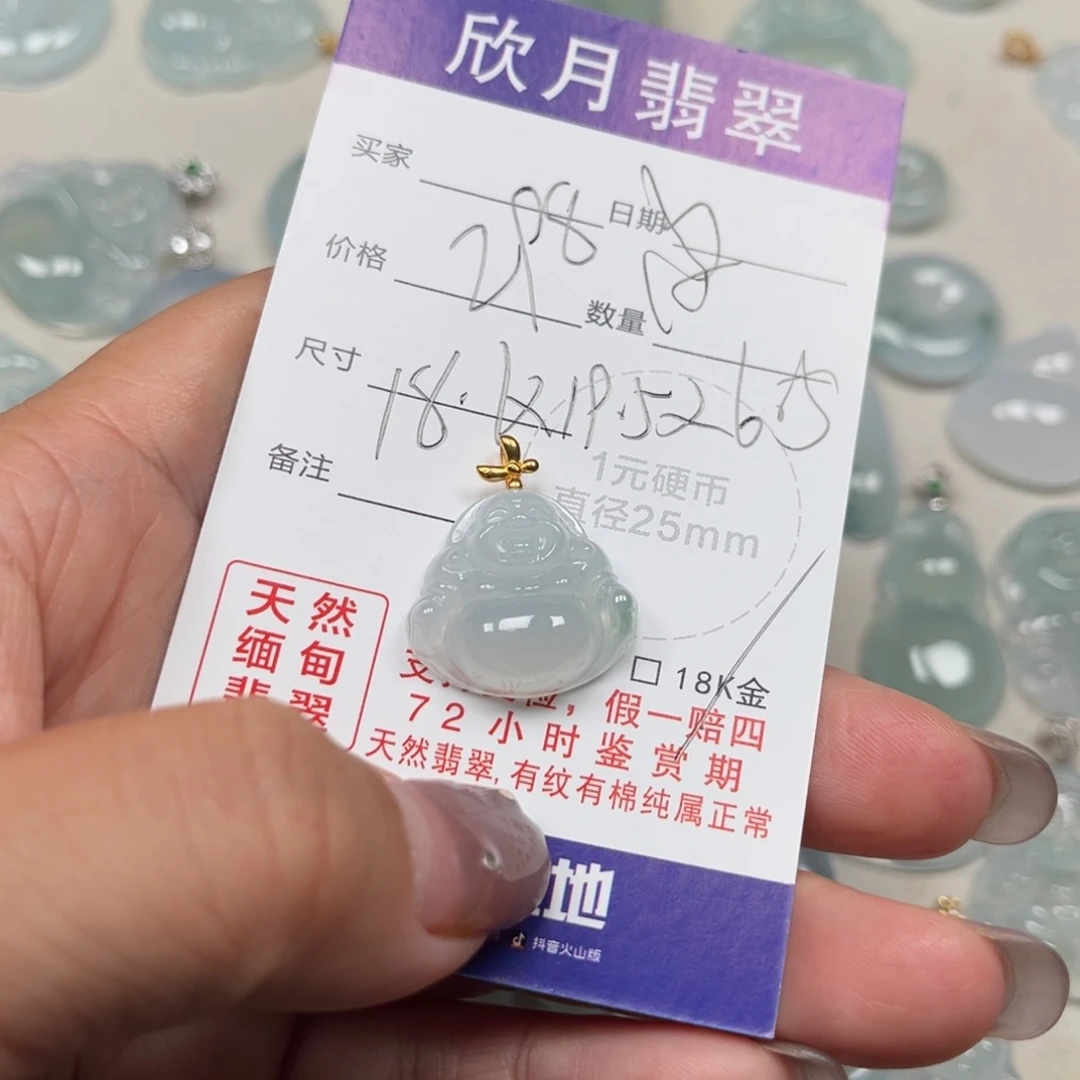 翡翠未镶嵌颈饰天然