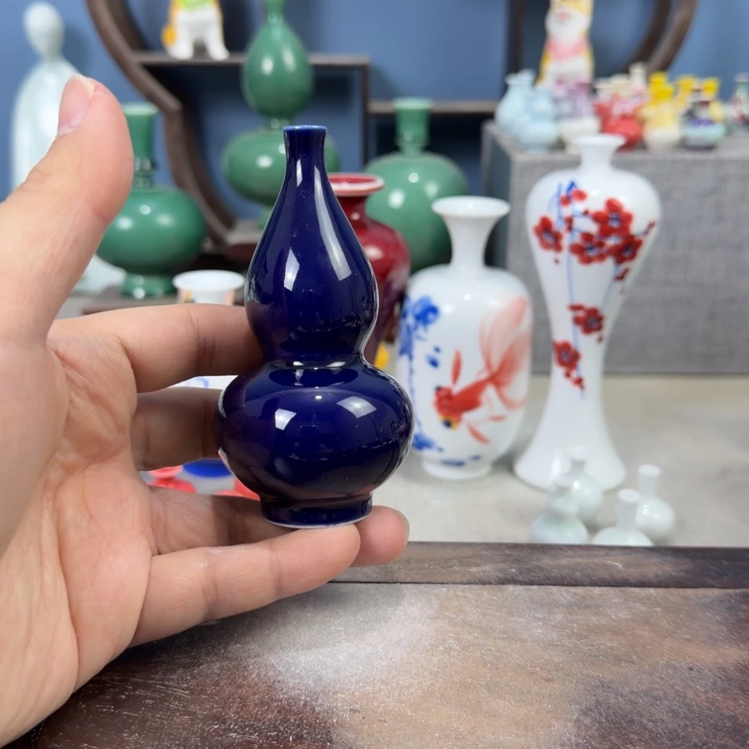 陶瓷手工小花器摆件