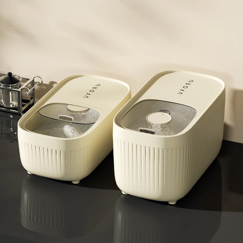 米桶20斤食品级 uforu厨房家用密封防潮自带防虫盒五谷杂粮米桶箱