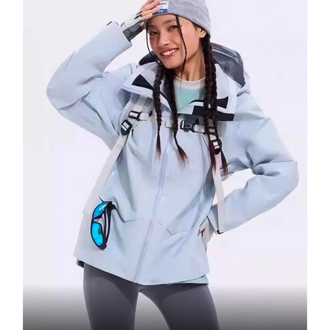 户外专业硬壳冲锋衣羽绒服男女同款888登山滑雪服