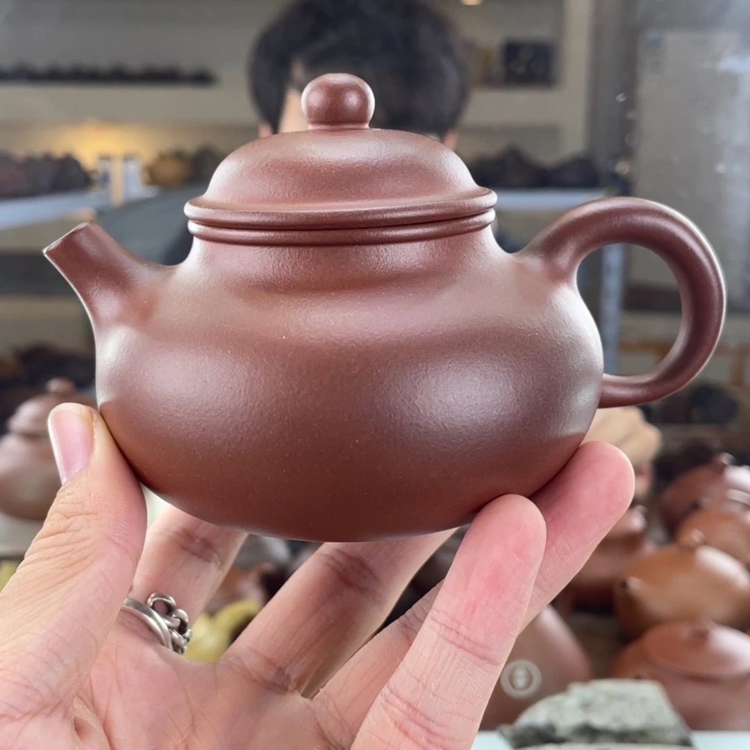 茶壶紫砂220cc红皮龙茶壶