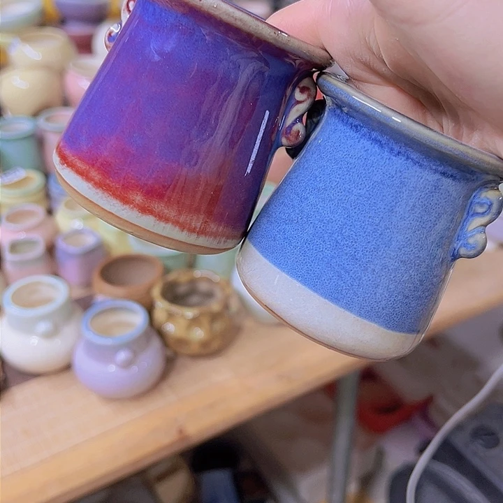 红陶陶瓷花盆当场满12包邮