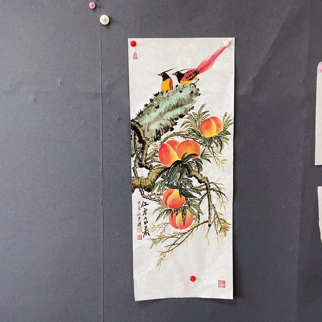 国画小**典35/90胡洪祥手绘画心