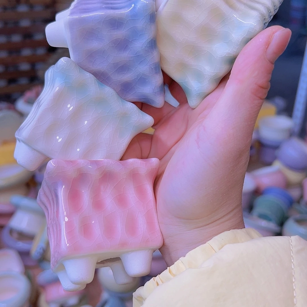 红陶陶瓷花盆当场满12包邮