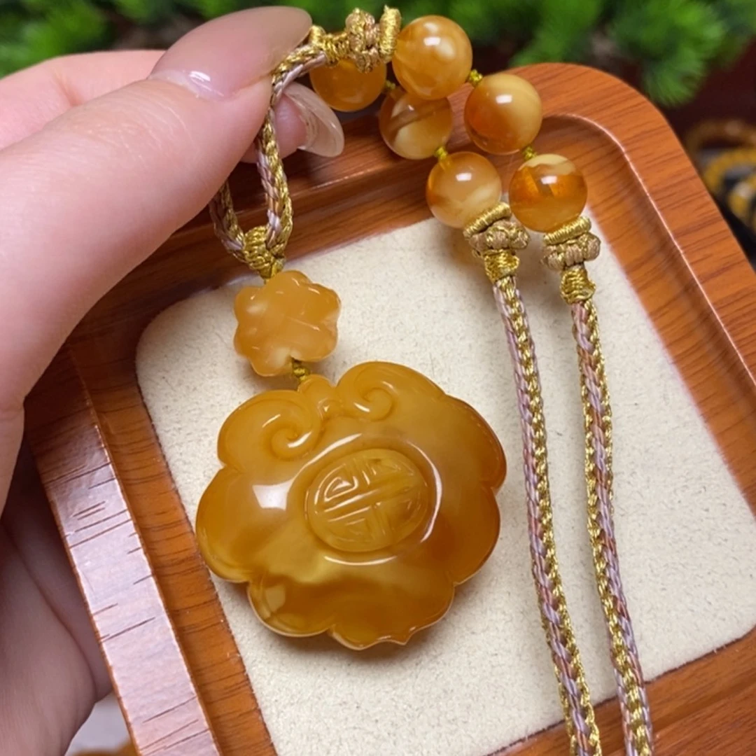 【闪购商品】未镶嵌颈饰蜜蜡项链