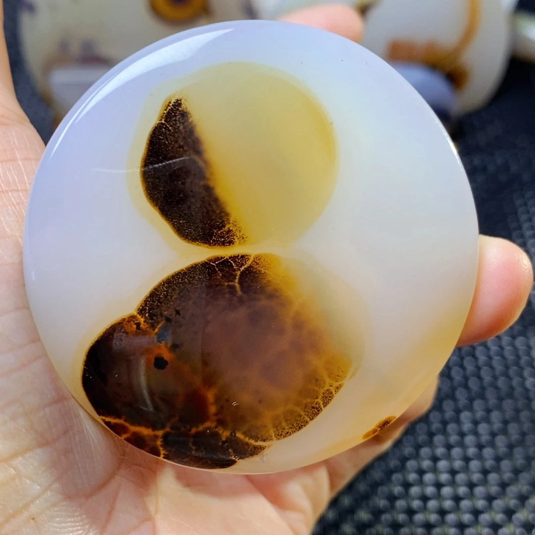 未镶嵌玛瑙/玉髓珠宝半成品